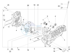 GTV 300HPE SEI GIORNI IE E4 ABS (NAFTA) drawing Crankcase