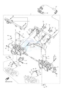 FJR1300AE FJR1300-AS FJR1300AS (B954) drawing INTAKE 2