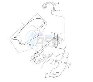 TZR 50 drawing SEAT