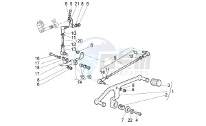 California Black Eagle 1100 drawing Gear lever