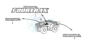 TRX250 TRX250 FOURTRAX drawing MARK (1)