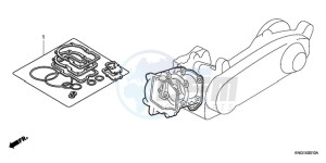 SH1509 Europe Direct - (ED) drawing GASKET KIT A