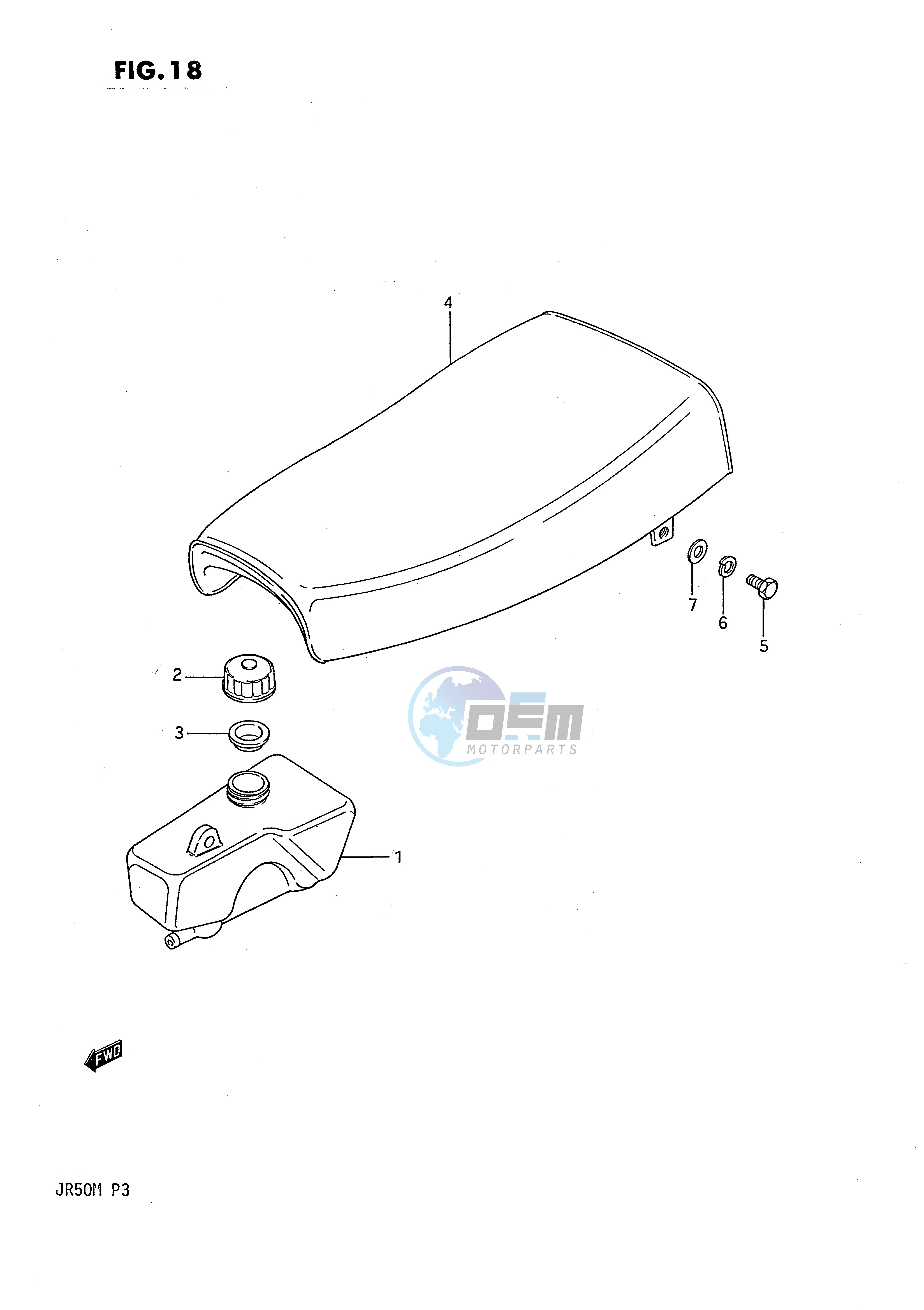 OIL TANK - SEAT