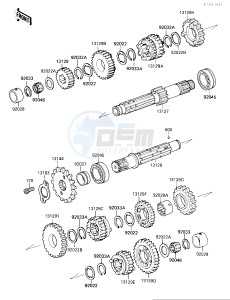 EL 250 B [ELIMINATOR[ (B2-B3) [ELIMINATOR drawing TRANSMISSION