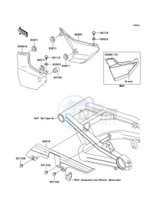 ZRX1200R ZR1200-A5H FR GB XX (EU ME A(FRICA) drawing Side Covers/Chain Cover