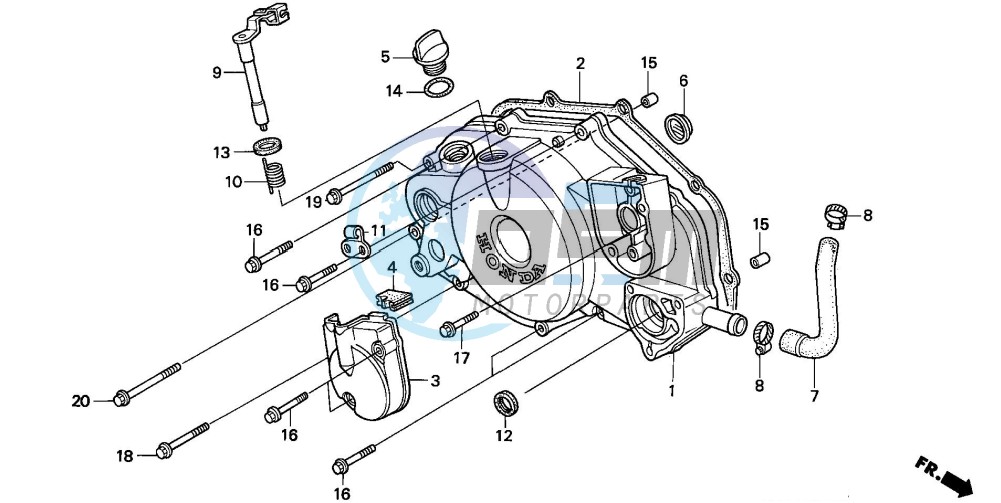 RIGHT CRANKCASE COVER