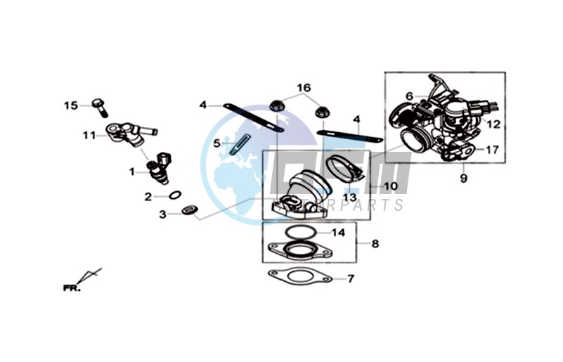 INLET /  FUEL INJECTOR