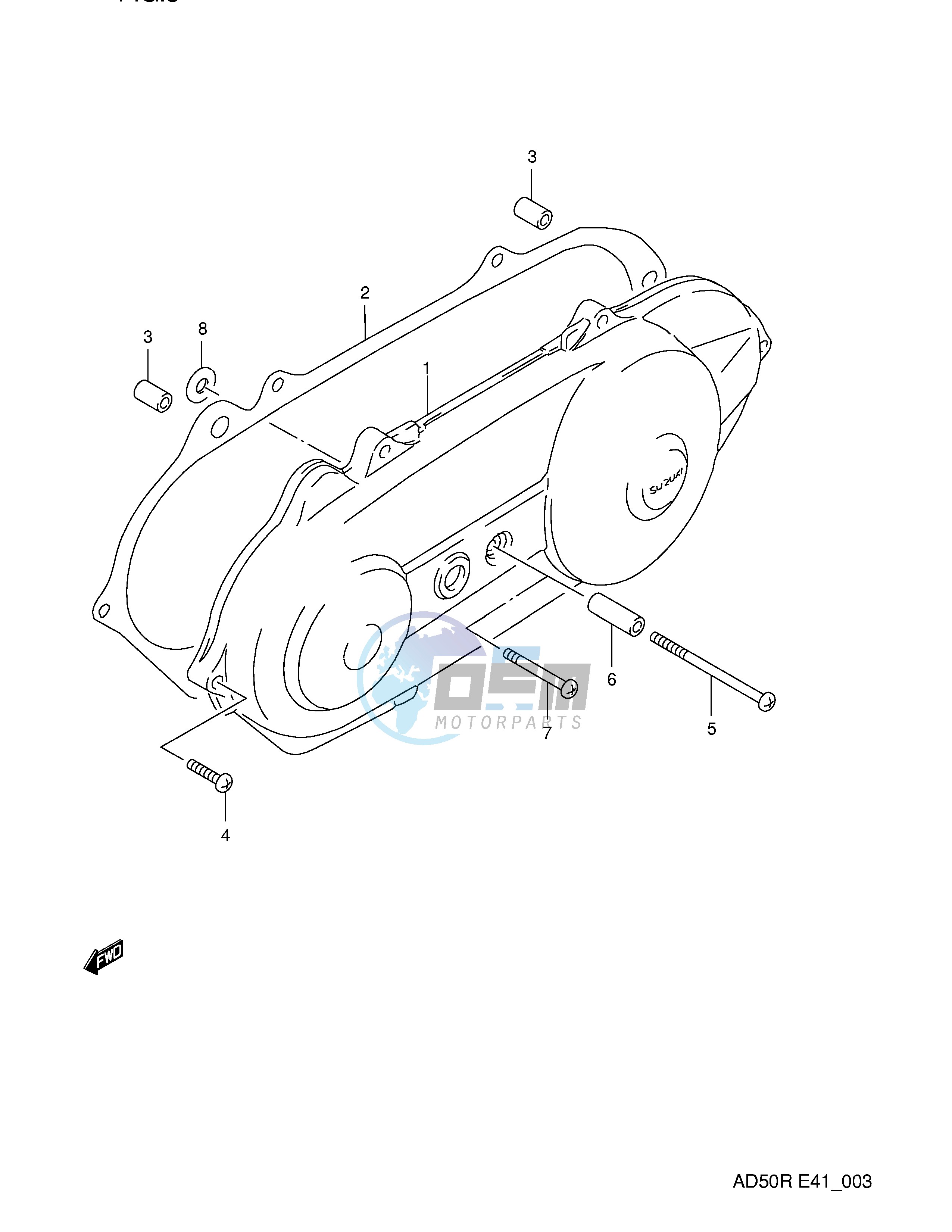 CRANKCASE LEFT COVER