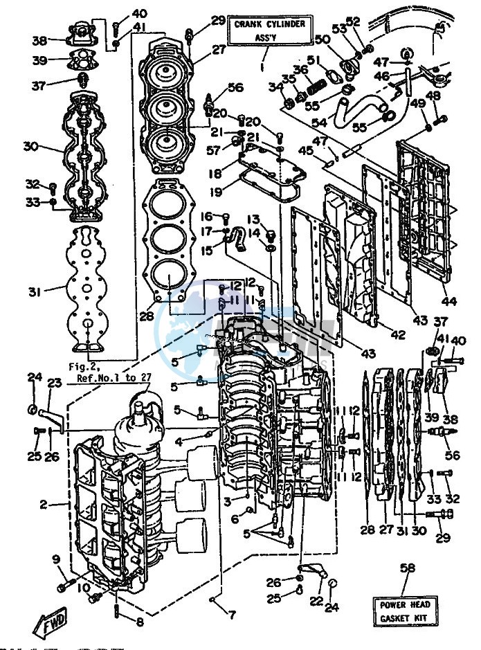 CYLINDER--CRANKCASE