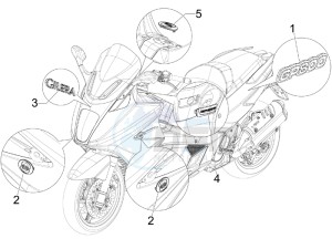 GP 800 drawing Plates - Emblems