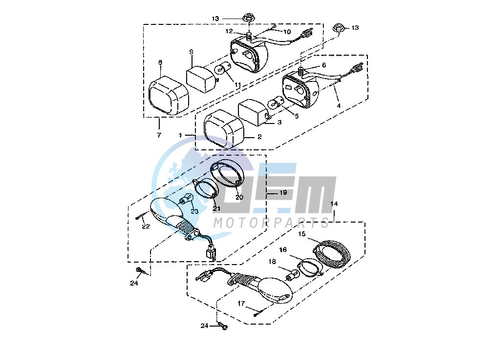 FRONT FLASHER LIGHTS