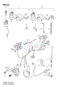 GN125 (E2) drawing WIRING HARNESS (MODEL V W X Y K1)