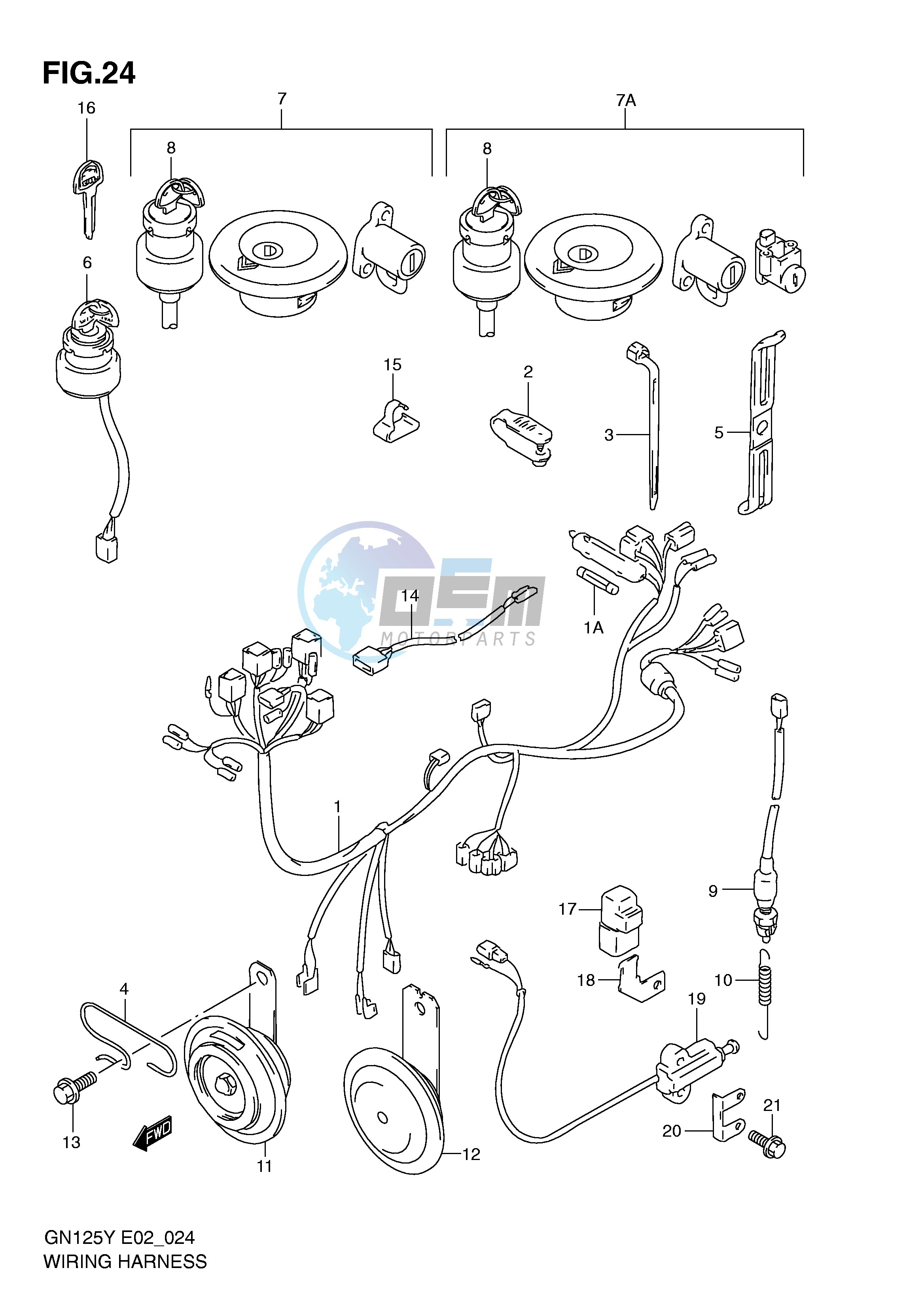 WIRING HARNESS (MODEL V W X Y K1)