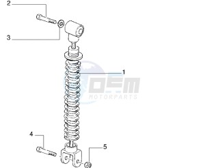 DNA 50 drawing Rear Shock absorber