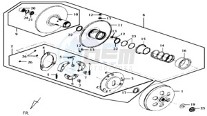 JOYRIDE 125 drawing CLUTCH