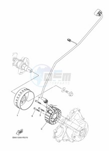 XSR900 MTM850 (BAE8) drawing GENERATOR