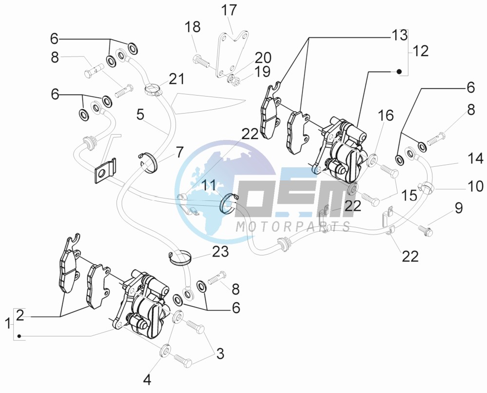 Brakes hose  - Calipers