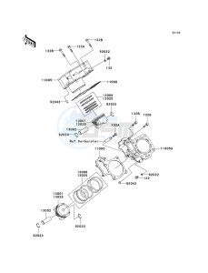 KSV 700 A [KFX 700] (A6F-A9F) A8F drawing CYLINDER_PISTON-- S- -