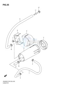 AN400 (E3-E28) Burgman drawing CANISTER (E33)