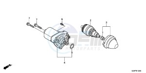 NSC50WHC drawing STARTING MOTOR (YUHUAN AVIATION MACHINARY)