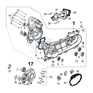 FIGHT 3 ICE BLADE drawing CRANKCASE