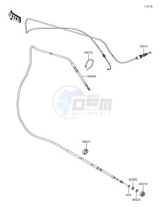 JET SKI SX-R JS1500AHF EU drawing Cables