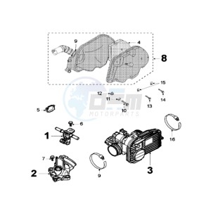 SAT 250 SC drawing INJECTIE SYSTEM