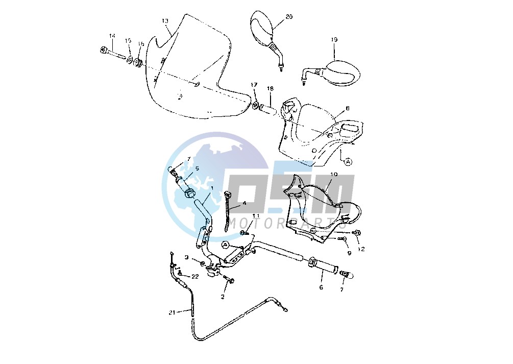 STEERING HANDLE -CABLE