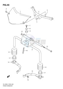 DL1000 (E28) V-Strom drawing FRONT BRACKET