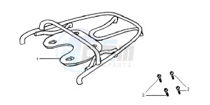 JET BASIX 25KMH 50 drawing REAR LUGGAGE FRAME