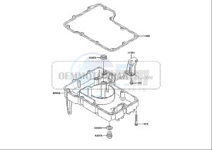 ZZR 600 (EU) drawing OIL PAN