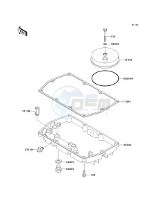 EN 500 C [VULCAN 500 LTD] (C6F-C9F) C9F drawing BREATHER COVER_OIL PAN