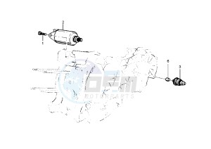 X9 125 drawing Starting motor