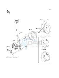 KX 250 T [KX250F] (7F) T7F drawing GENERATOR