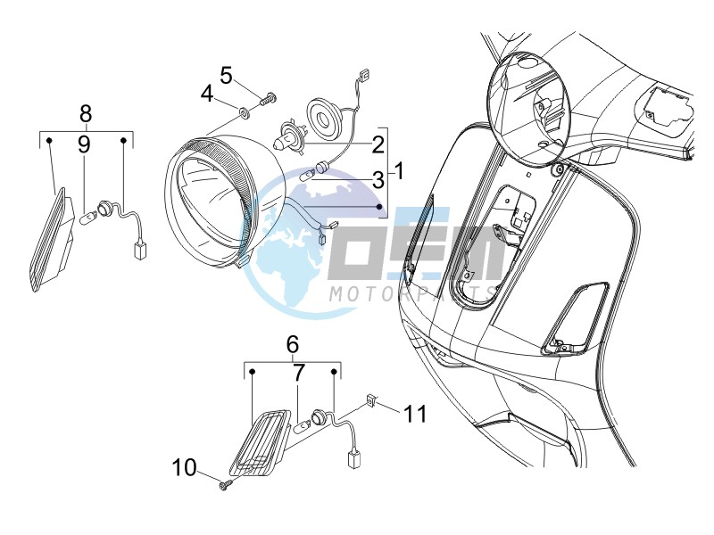 Head lights - Turn signal lamps