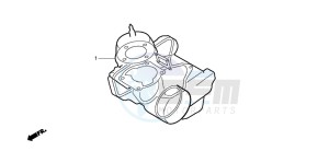 CR250R drawing GASKET KIT