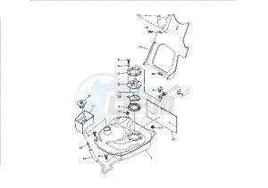 YP MAJESTY 400 drawing FUEL TANK