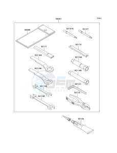 KL 650 A [KLR 650] (A6F-A7F) A7F drawing OWNERS TOOLS