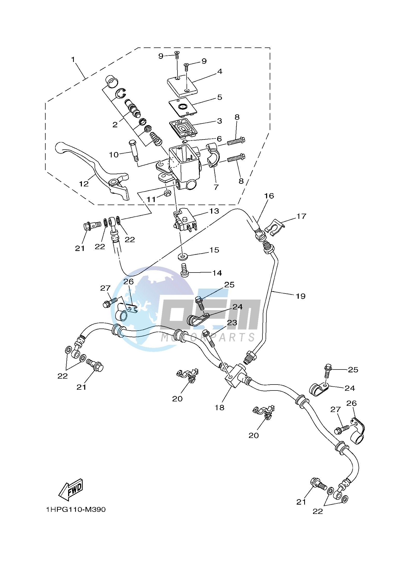 FRONT MASTER CYLINDER