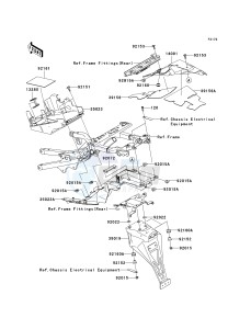 ZX 600 N [NINJA ZX-6RR] (6F) N6F drawing REAR FENDER-- S- -