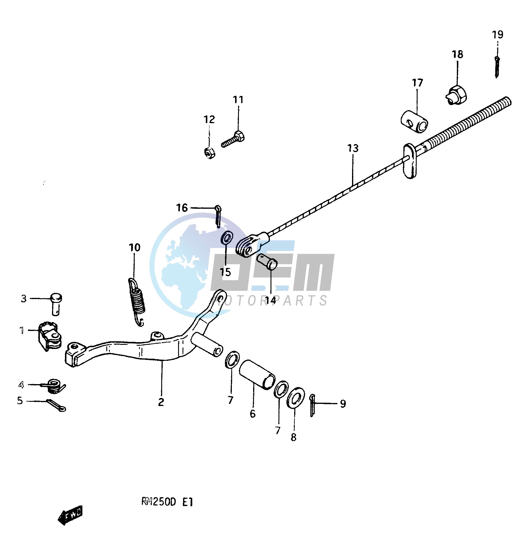 REAR BRAKE MODEL D