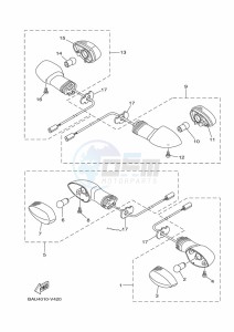 XTZ690 TENERE 700 (BMB8) drawing FLASHER LIGHT