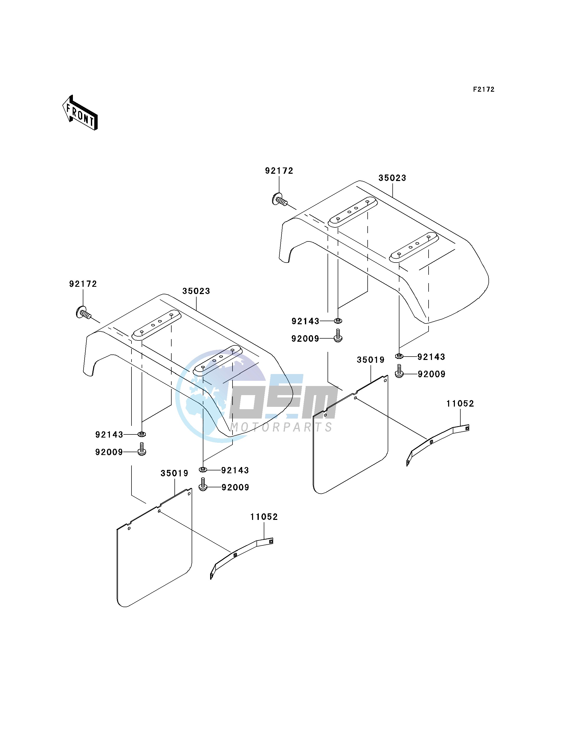 REAR FENDER-- S- -