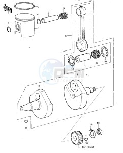 KX 125 A [KX125] (A6) [KX125] drawing CRANKSHAFT_PISTON -- 80 A6- -