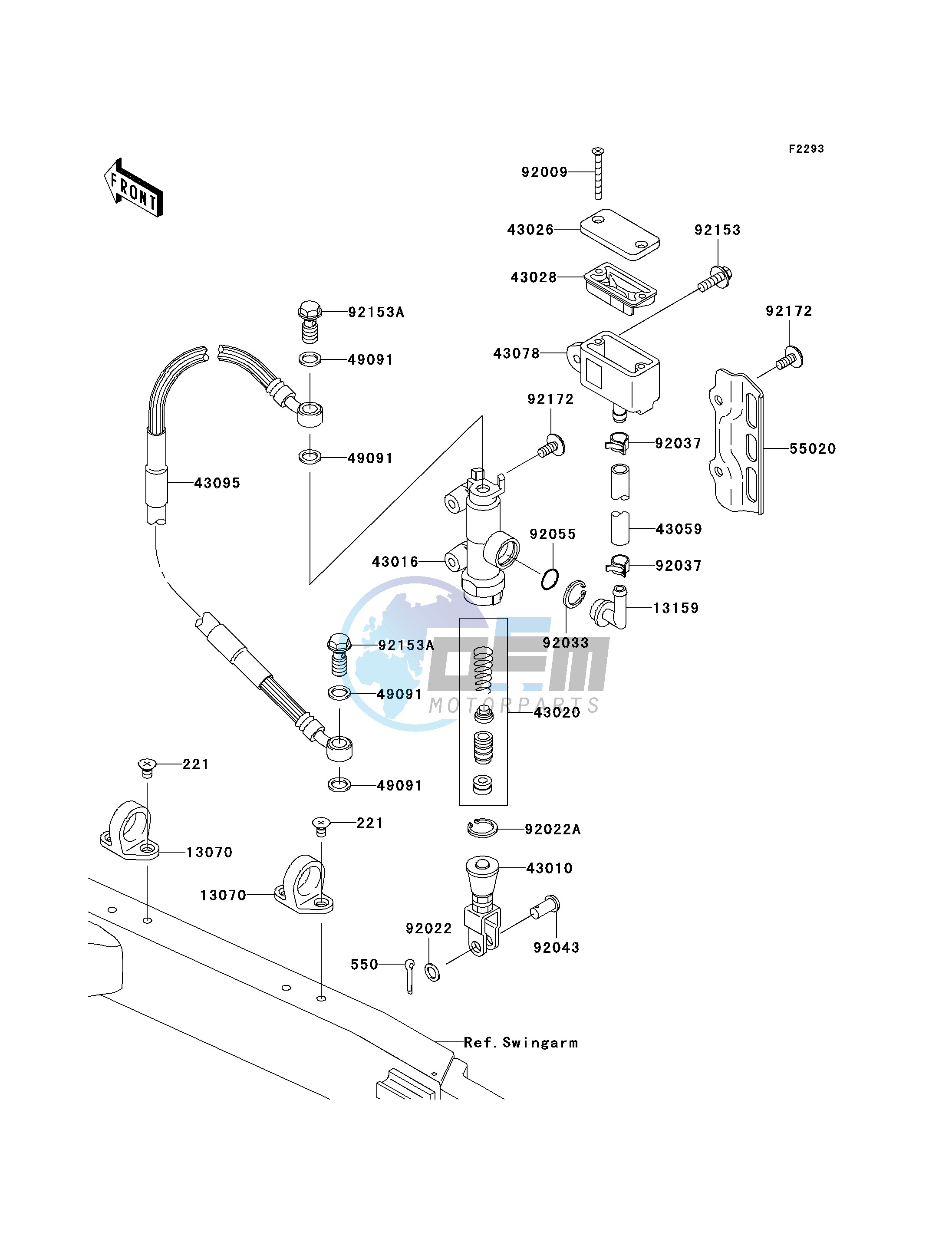 REAR MASTER CYLINDER