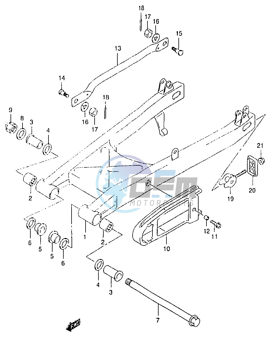 REAR SWINGING ARM