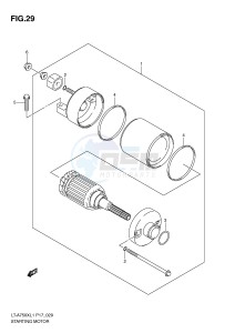 LT-A750X (P17) drawing STARTING MOTOR