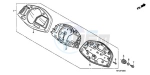 CBR600RR9 Europe Direct - (ED / SPC) drawing METER