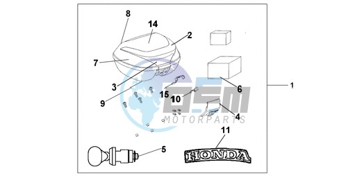 35L TOPBOX PEARL COOL WHITE