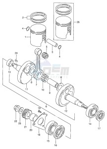 DS80 (E3-E28) drawing CRANKSHAFT